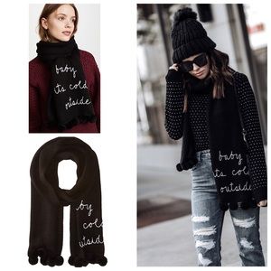 Baby it’s cold outside Kate spade scarf